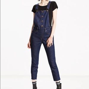 Levi’s Orange Tab Dark Wash Overalls